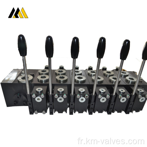 4 bobines vannes de commande directionnelles de section hydraulique